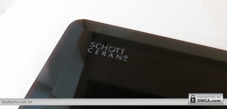 Mặt kính Schott Ceran của bếp từ Chefs EH DIH866